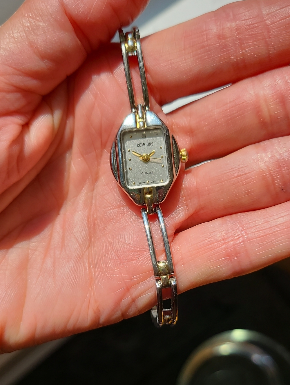 Rumours Women's Two-Tone Silver & Gold Bracelet Watch